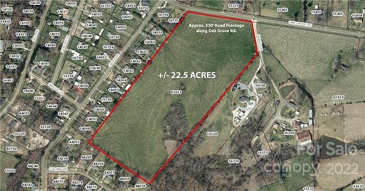 22.5 Acres of Agricultural Land for Sale in Kings Mountain, North Carolina