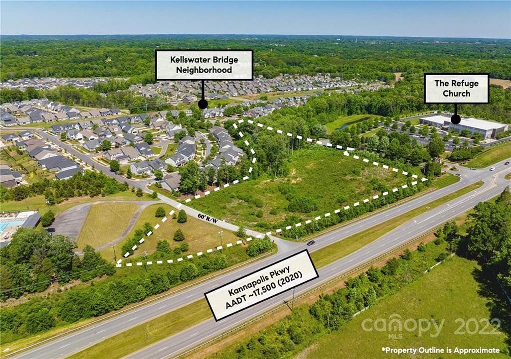 5.4 Acres of Mixed-Use Land for Sale in Kannapolis, North Carolina