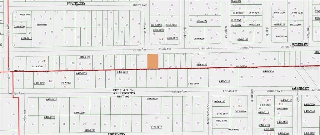0.2 Acres of Residential Land for Sale in Interlachen, Florida