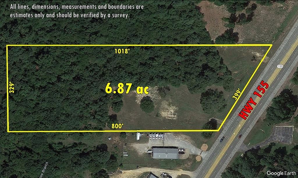 6.9 Acres of Commercial Land for Sale in Flint, Texas