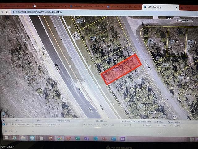 0.21 Acres of Commercial Land for Sale in Lehigh Acres, Florida