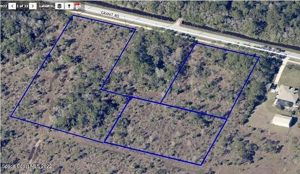 5.44 Acres of Land for Sale in Grant-Valkaria, Florida