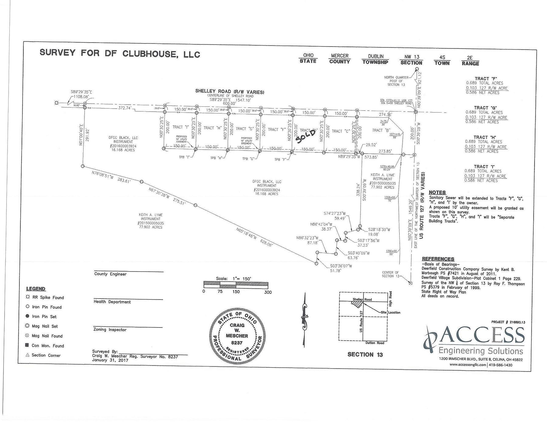 0.59 Acres of Residential Land for Sale in Rockford, Ohio