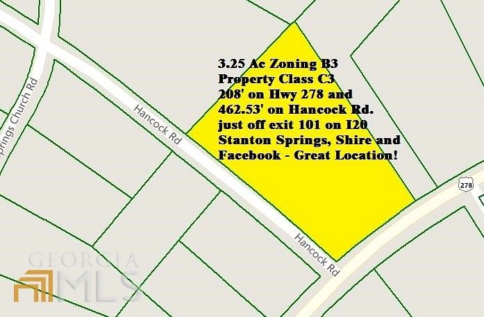 3.3 Acres of Commercial Land for Sale in Social Circle, Georgia