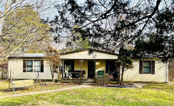 13.6 Acres of Land with Home for Sale in Georgetown, Indiana