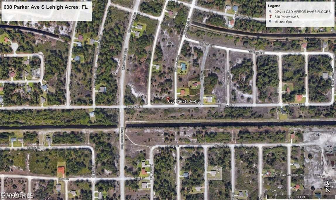 0.266 Acres of Residential Land for Sale in Lehigh Acres, Florida