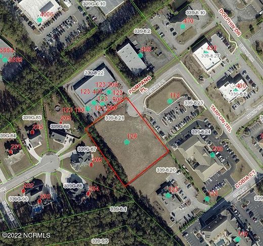 1.5 Acres of Commercial Land for Lease in Jacksonville, North Carolina