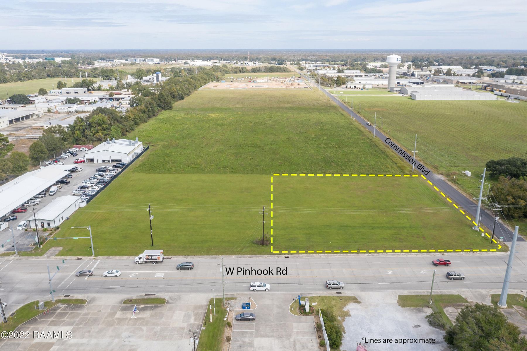 0.825 Acres of Commercial Land for Sale in Lafayette, Louisiana