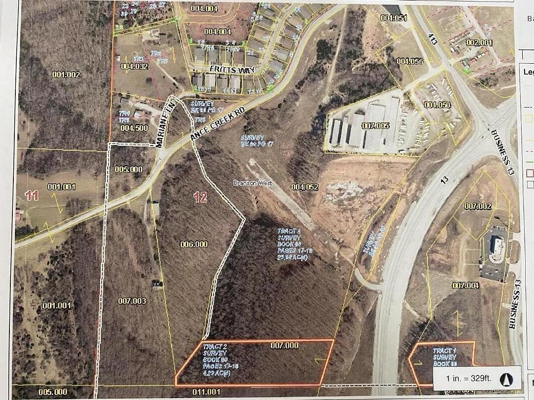 4.29 Acres of Commercial Land for Sale in Branson West, Missouri
