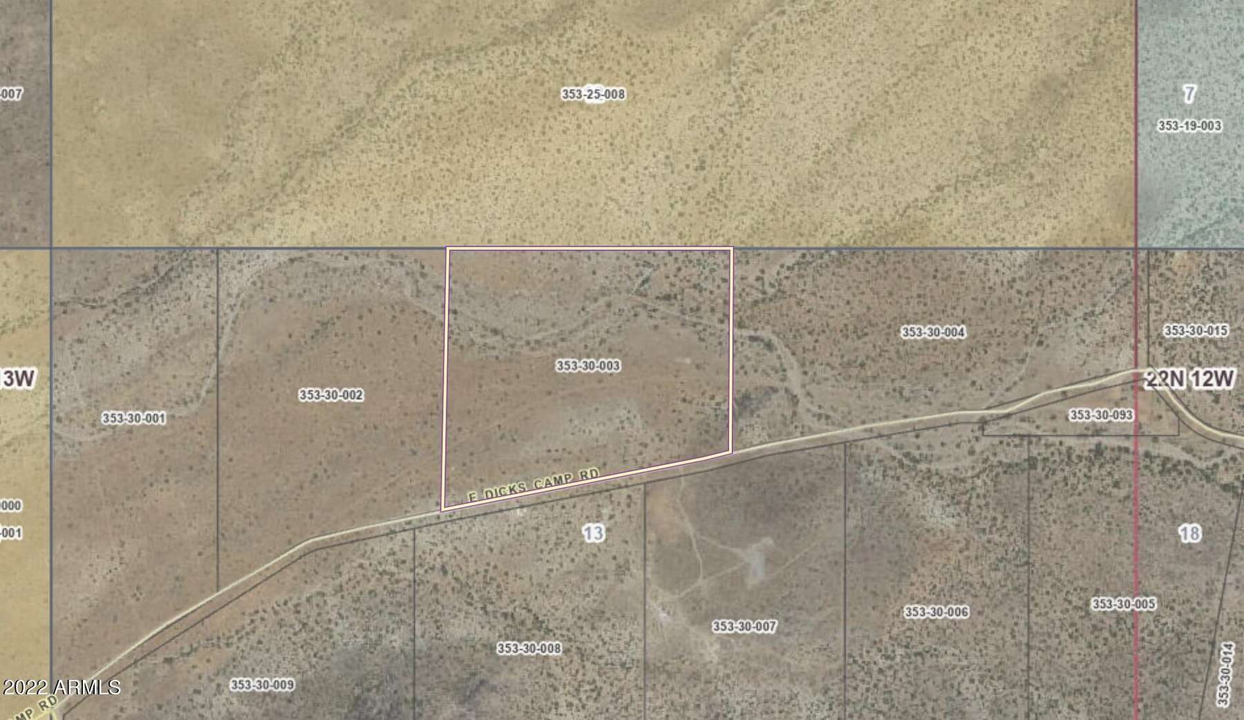 36.1 Acres of Land for Sale in Hackberry, Arizona