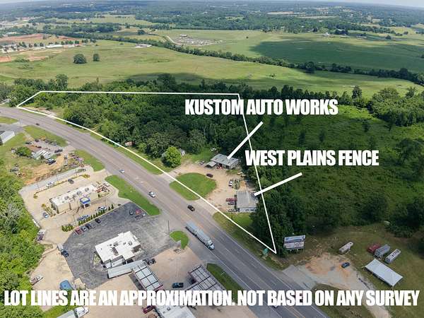 11.5 Acres of Improved Mixed-Use Land for Sale in West Plains, Missouri