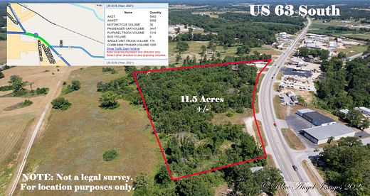 11.5 Acres of Improved Commercial Land for Sale in West Plains, Missouri