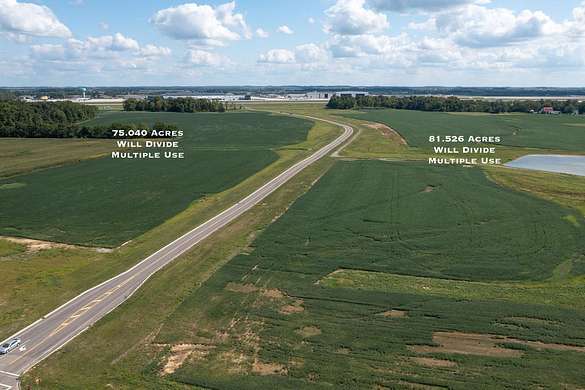 87.7 Acres of Land for Sale in Wilmington, Ohio
