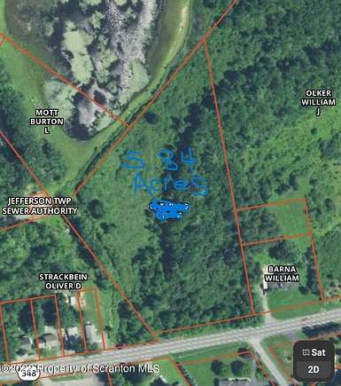 5.8 Acres of Residential Land for Sale in Jefferson Township, Pennsylvania