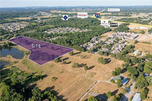 15.7 Acres of Land for Sale in Fayetteville, Arkansas