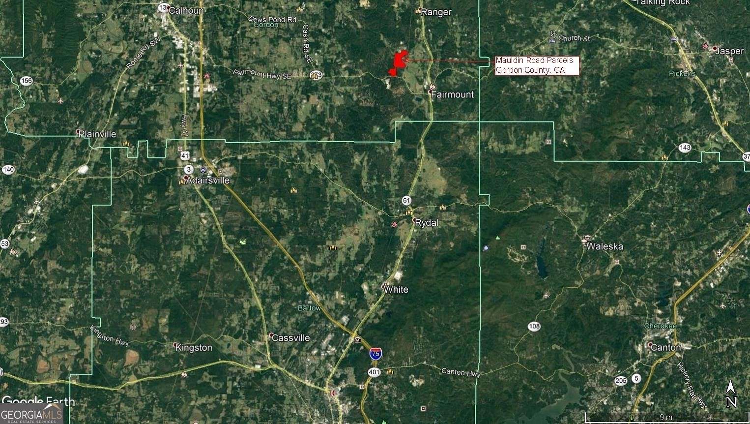 51 Acres of Agricultural Land for Sale in Fairmount, Georgia