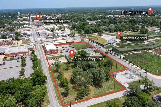 4.3 Acres of Improved Commercial Land for Sale in Bentonville, Arkansas