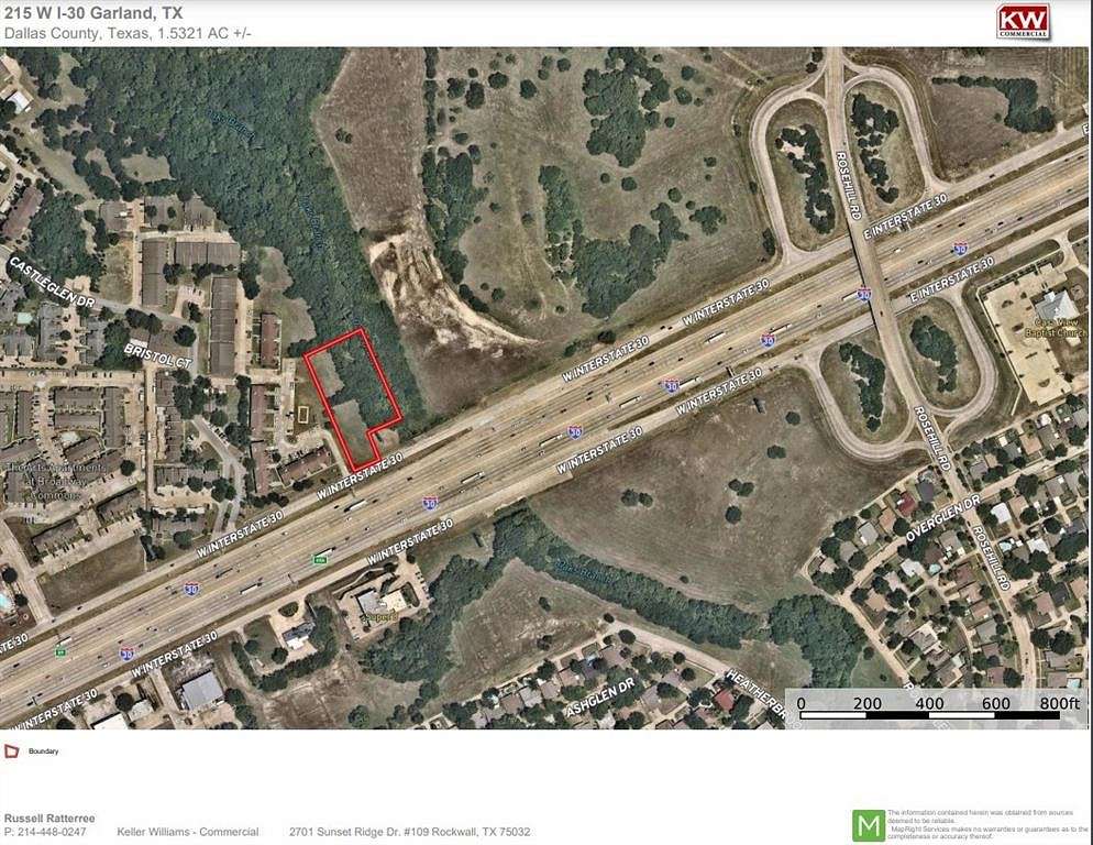 1.5 Acres of Commercial Land for Sale in Garland, Texas