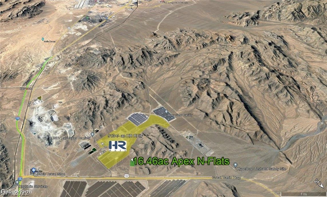 16.46 Acres of Commercial Land for Sale in North Las Vegas, Nevada