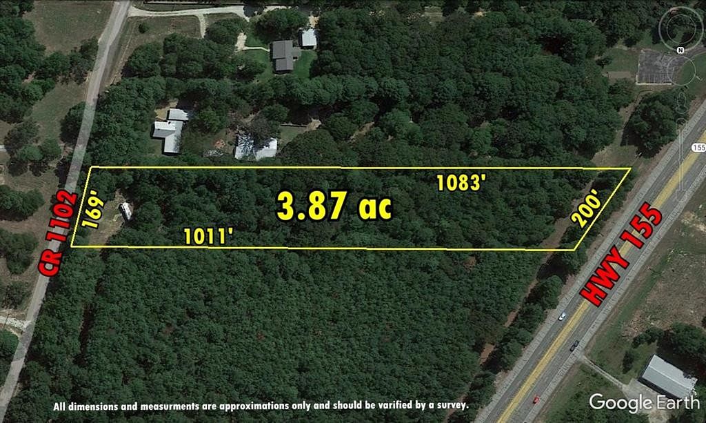 3.9 Acres of Commercial Land for Sale in Flint, Texas
