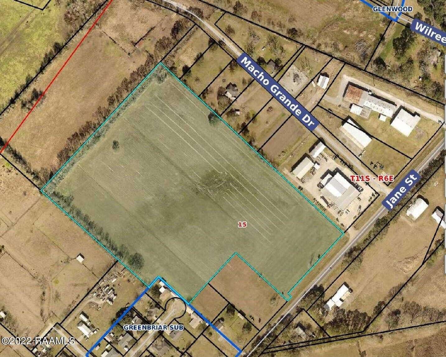 19.5 Acres of Commercial Land for Sale in New Iberia, Louisiana