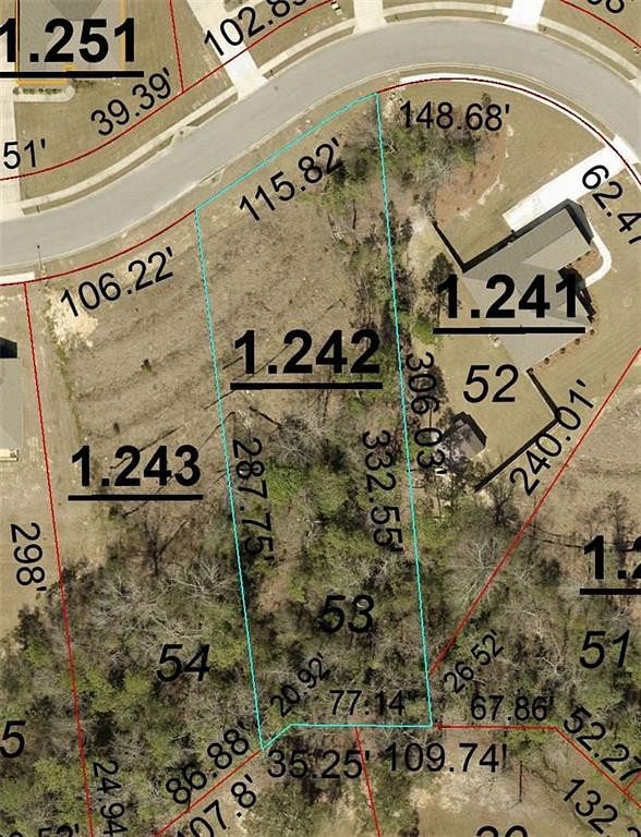 0.7 Acres of Residential Land for Sale in Saraland, Alabama