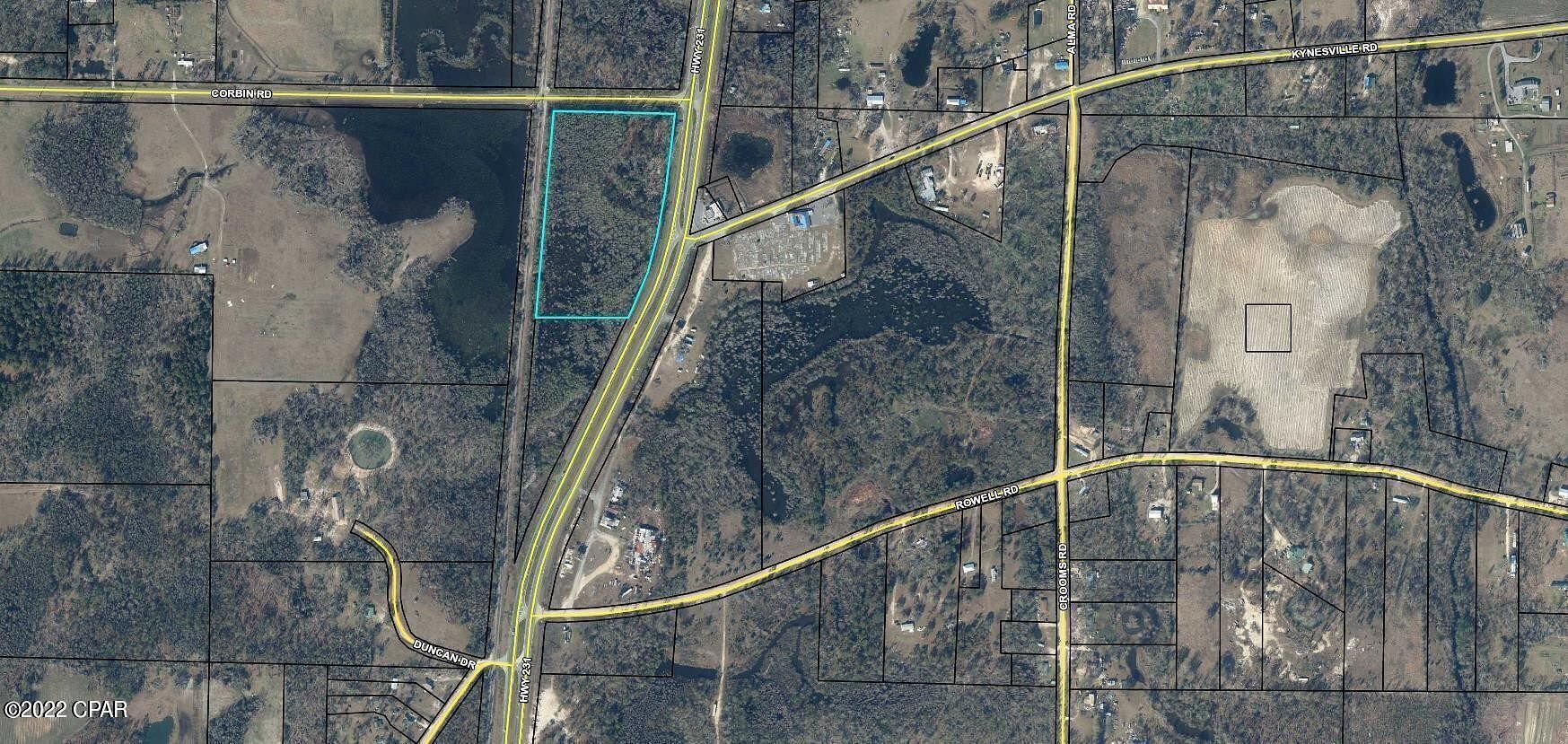 12.8 Acres of Commercial Land for Sale in Cottondale, Florida