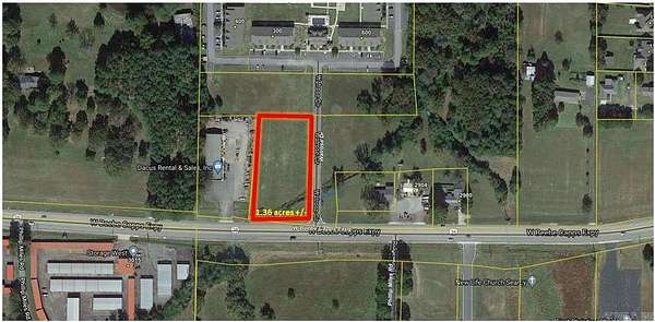 1.37 Acres of Commercial Land for Sale in Searcy, Arkansas