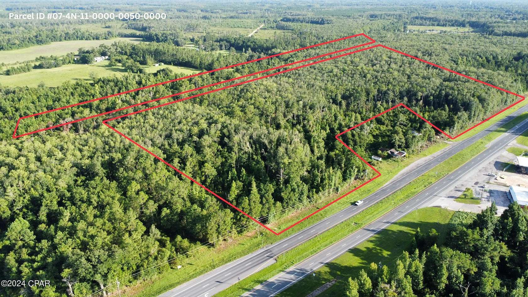 17.8 Acres of Commercial Land for Sale in Cottondale, Florida