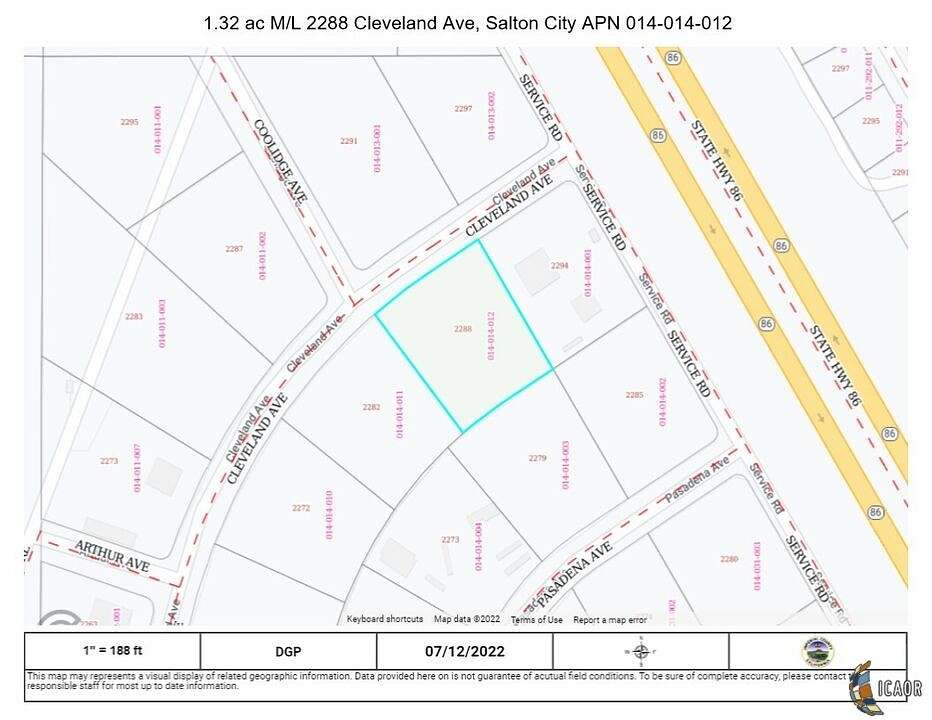 1.3 Acres of Mixed-Use Land for Sale in Salton City, California