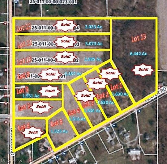 3 Acres of Residential Land for Sale in Garrettsville, Ohio