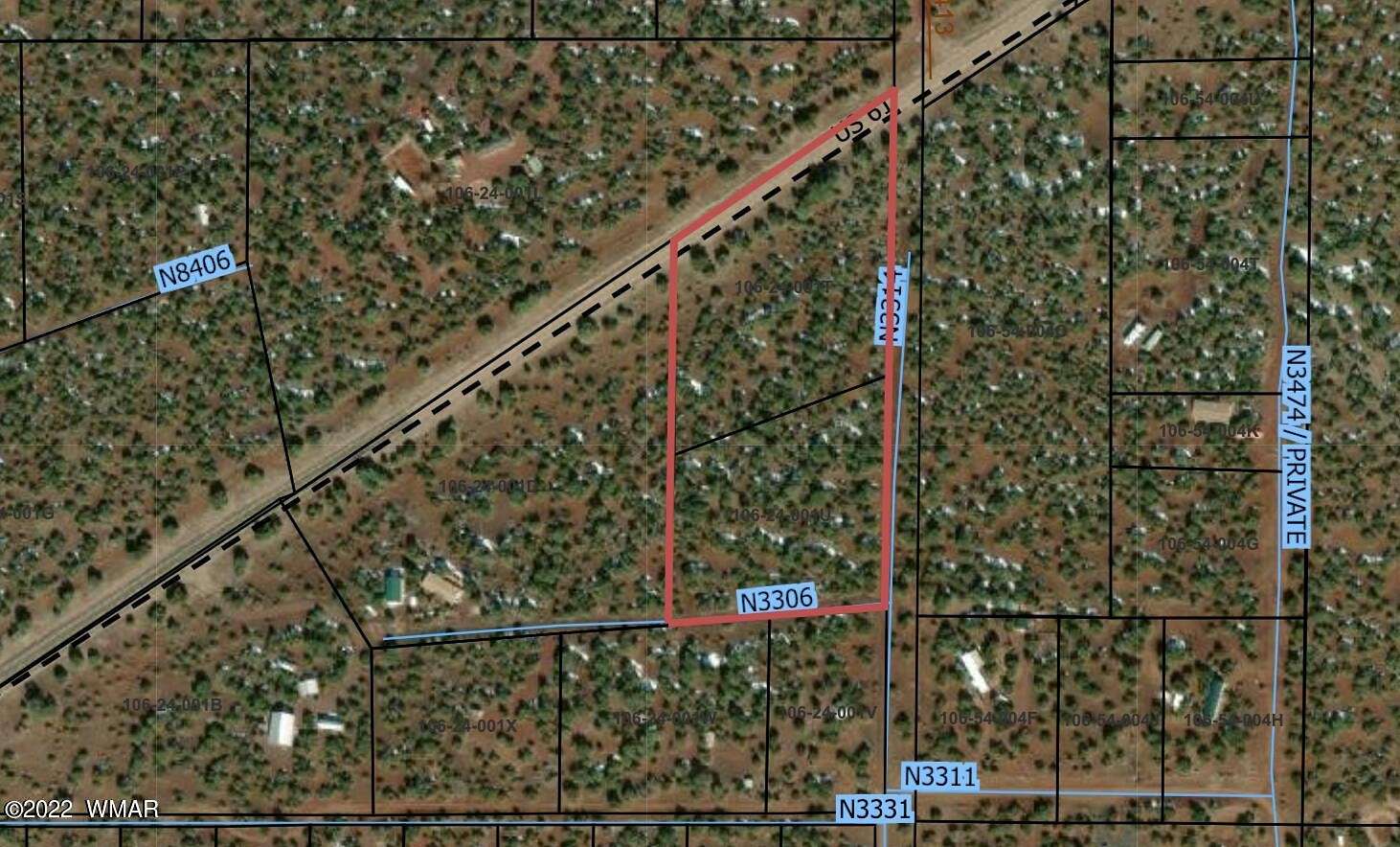 6.3 Acres of Residential Land for Sale in Vernon, Arizona
