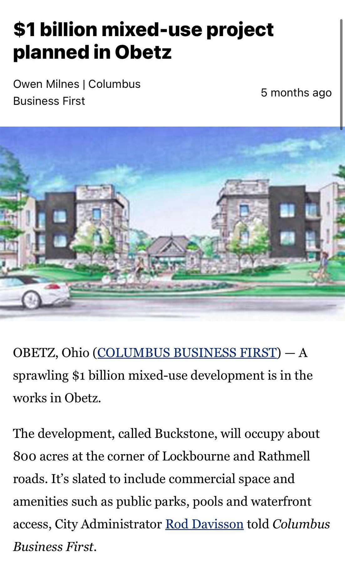 10.5 Acres of Land for Sale in Columbus, Ohio