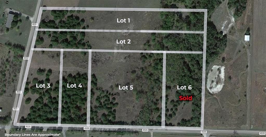 2.9 Acres of Residential Land for Sale in Trenton, Texas