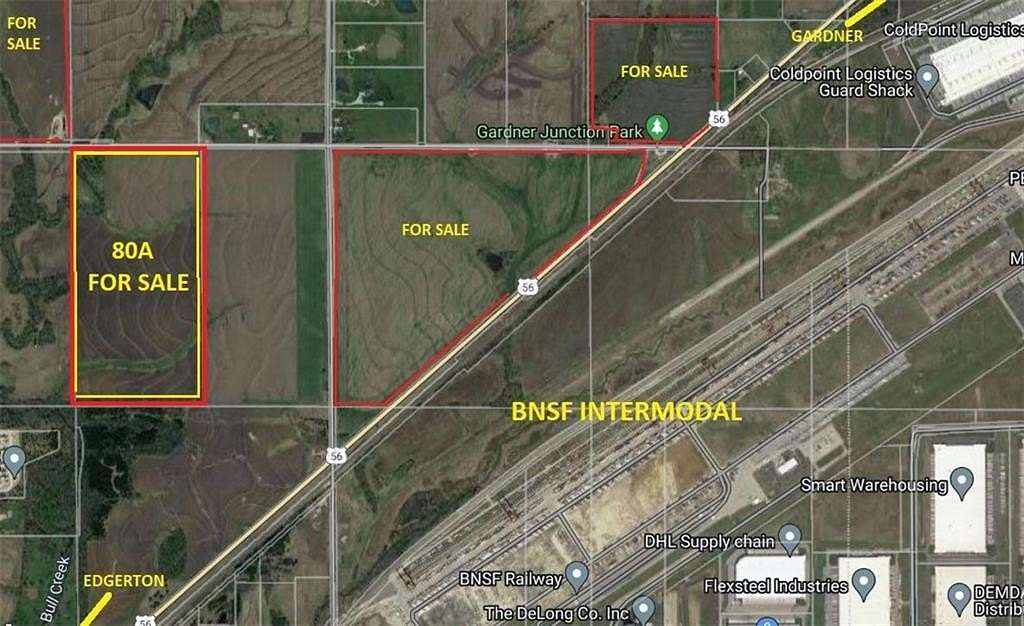 80 Acres of Land for Sale in Edgerton, Kansas