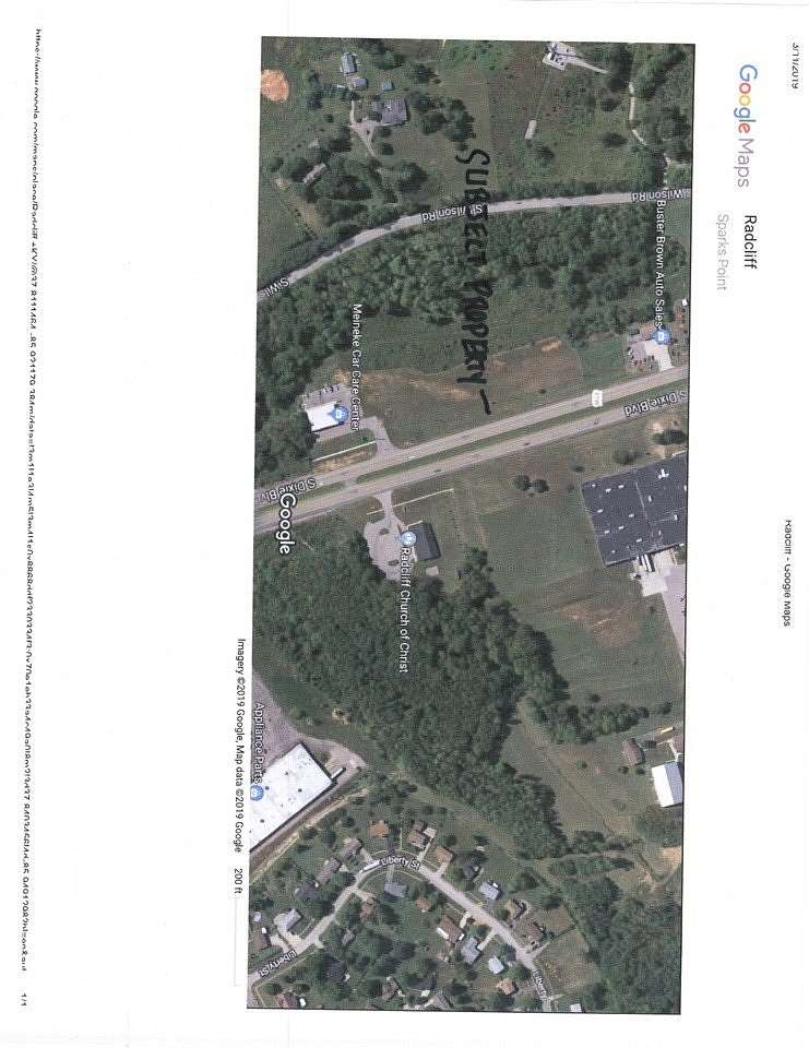 0.98 Acres of Commercial Land for Sale in Radcliff, Kentucky