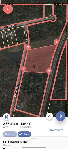 2.9 Acres of Residential Land for Sale in Hattiesburg, Mississippi