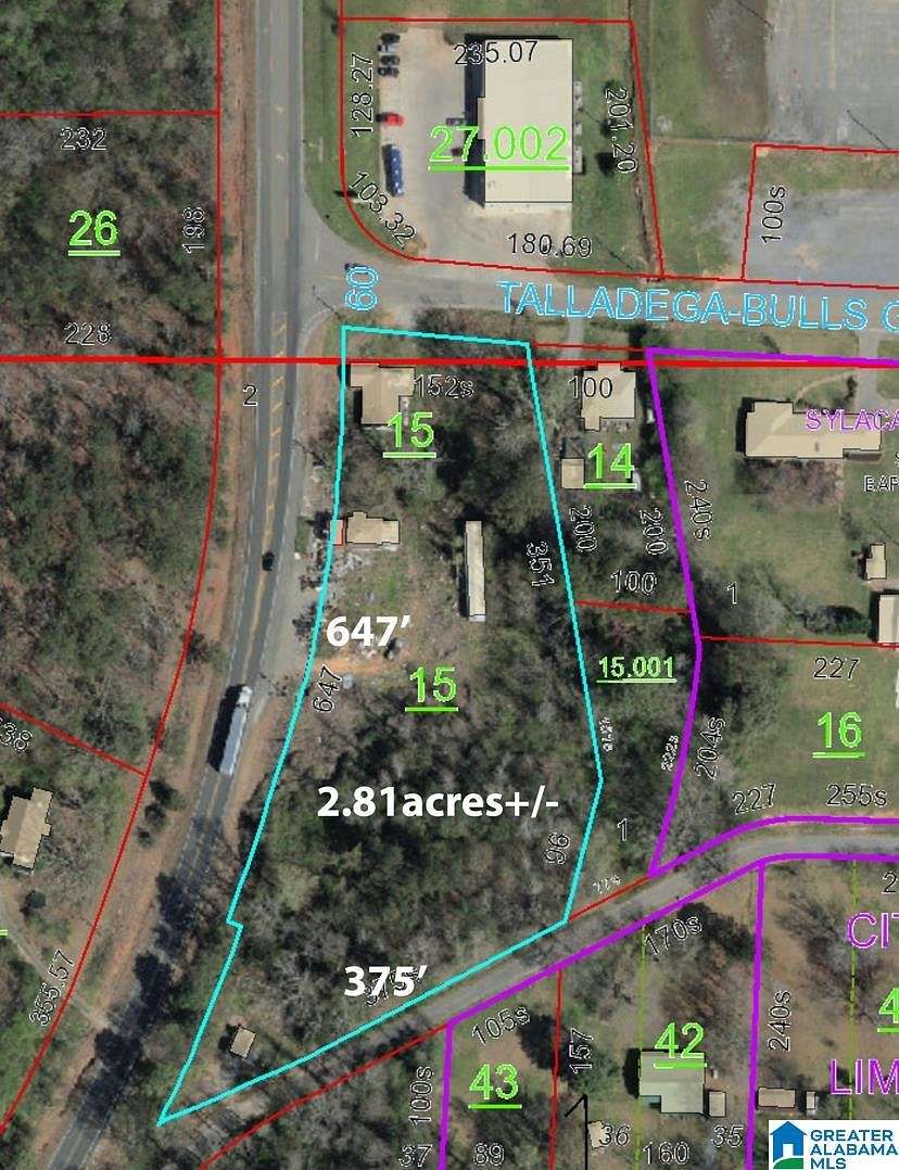 2.8 Acres of Improved Commercial Land for Sale in Sycamore, Alabama