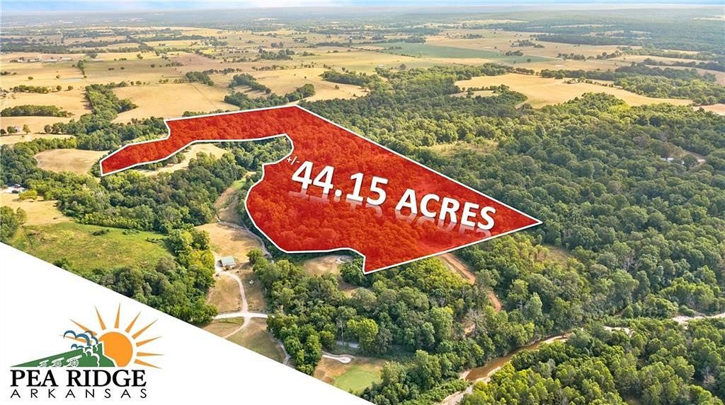 44.2 Acres of Agricultural Land for Sale in Pea Ridge, Arkansas