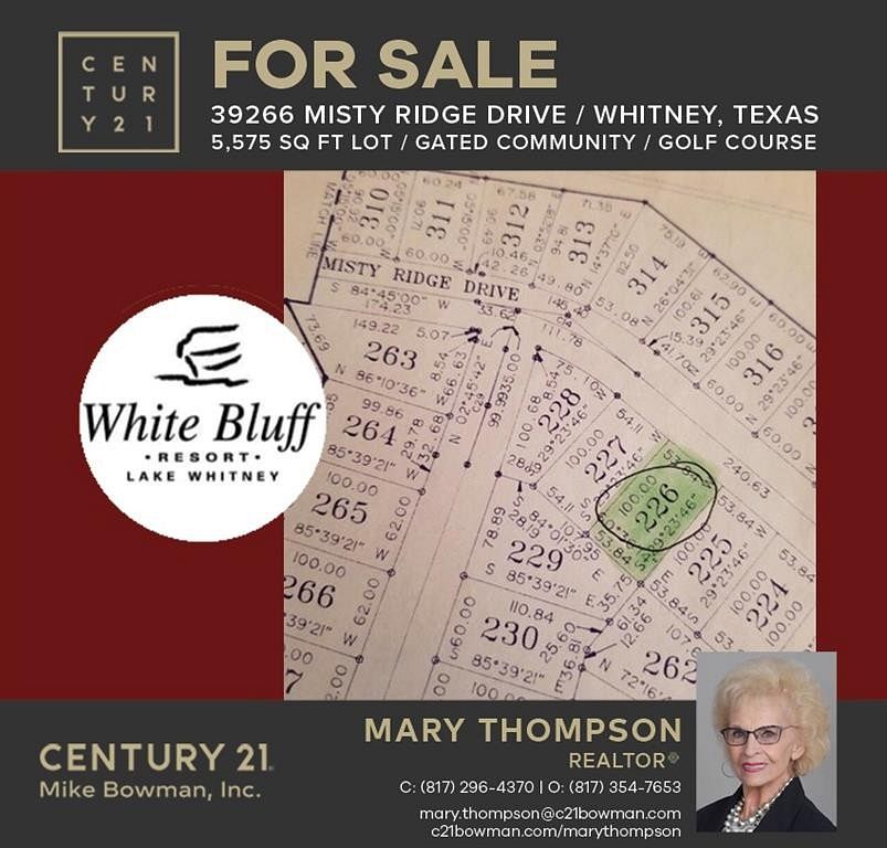0.13 Acres of Land for Sale in Whitney, Texas