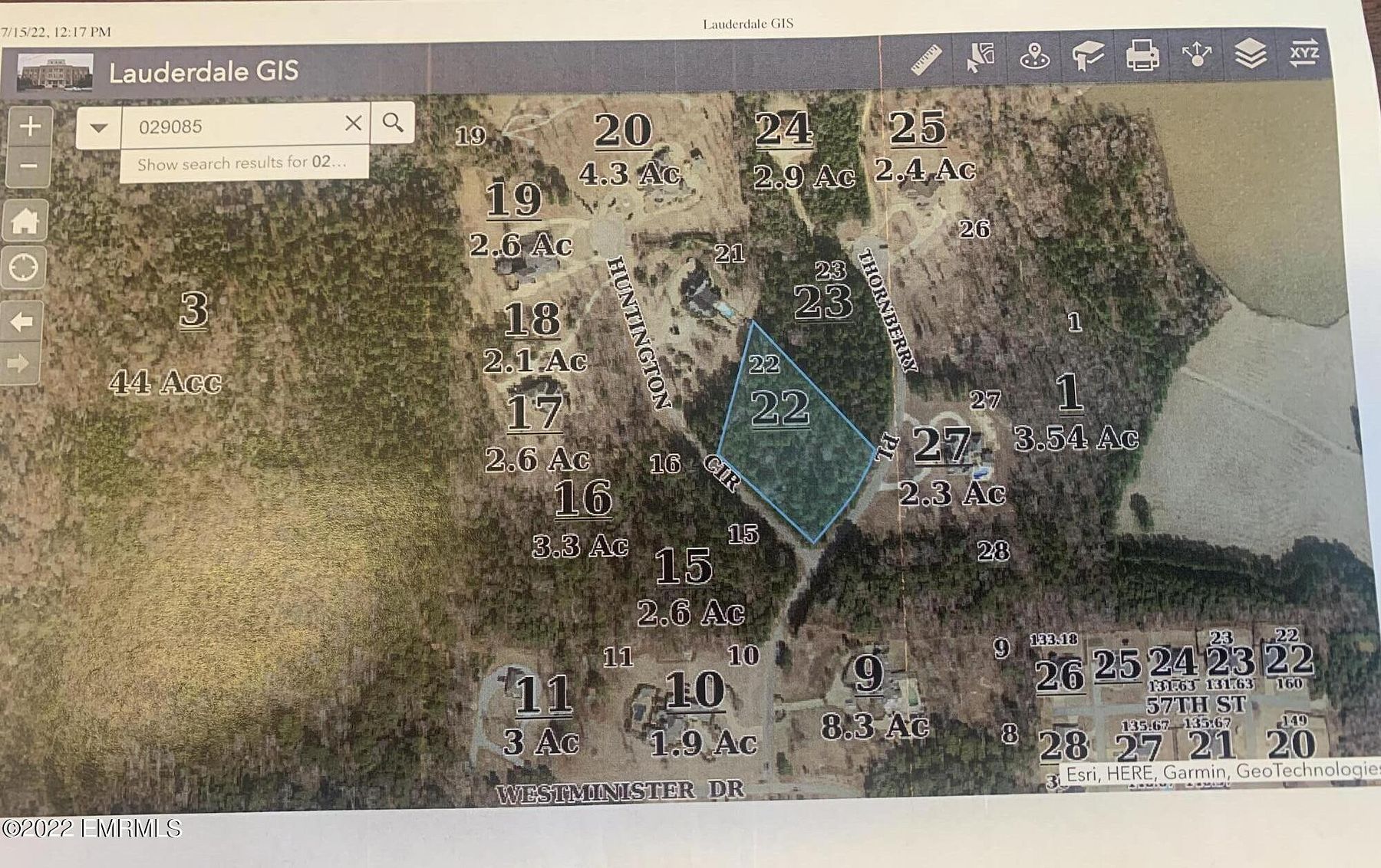 2.2 Acres of Residential Land for Sale in Meridian, Mississippi