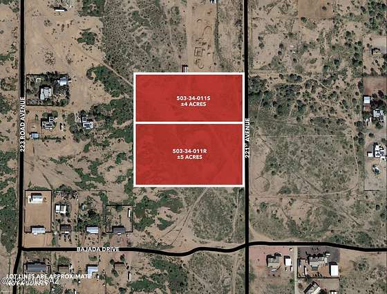 9 Acres of Commercial Land for Sale in Wittmann, Arizona