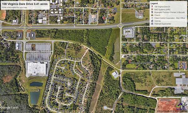 3.4 Acres of Land for Sale in Warner Robins, Georgia