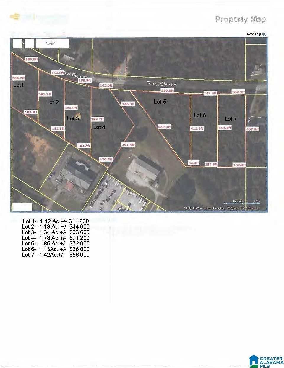 1.1 Acres of Land for Sale in Sylacauga, Alabama