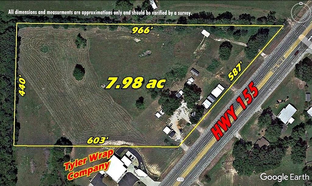 8 Acres of Commercial Land for Sale in Tyler, Texas