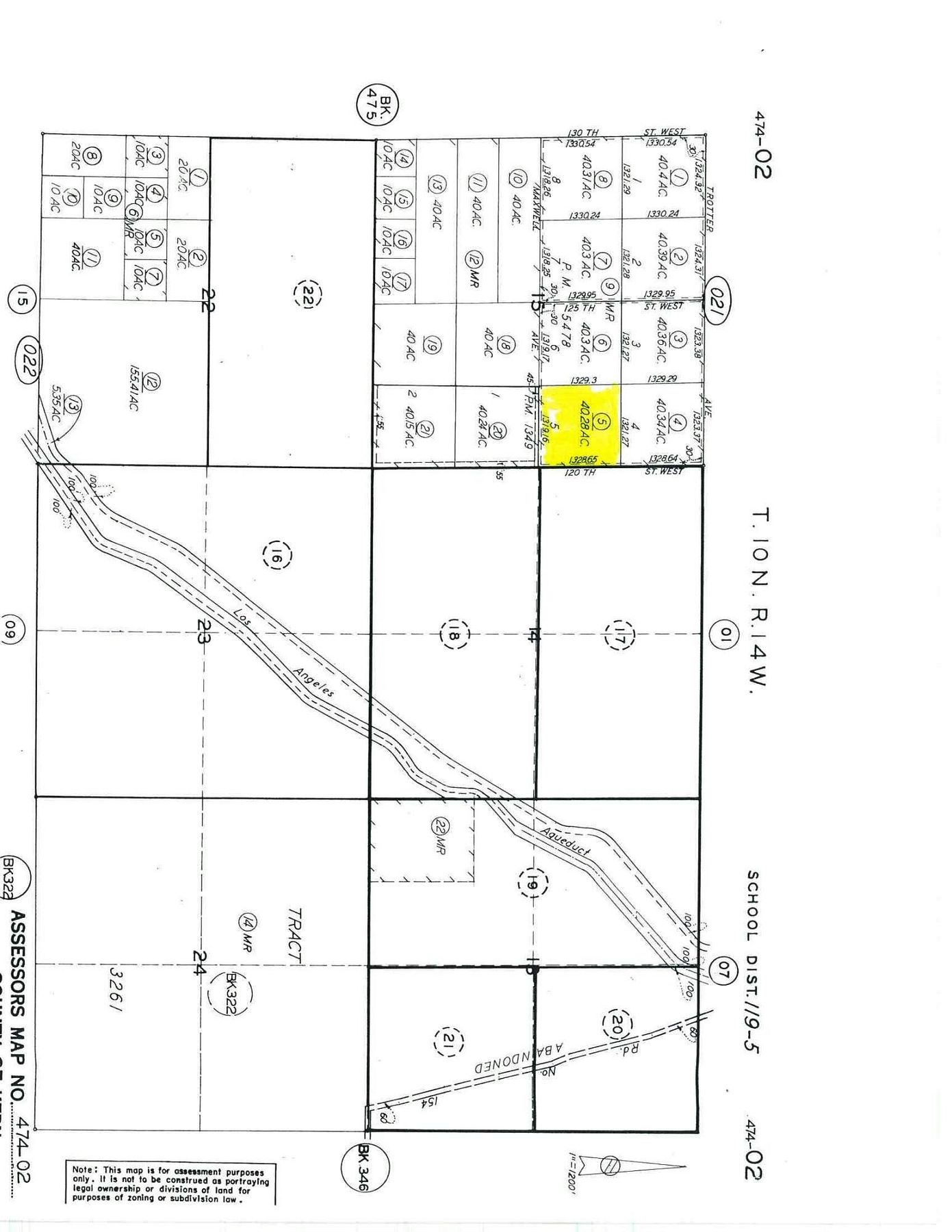 40.3 Acres of Land for Sale in Rosamond, California
