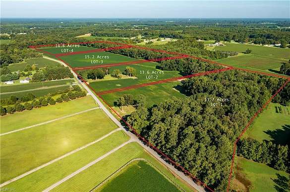 14.7 Acres of Land for Sale in Suffolk, Virginia