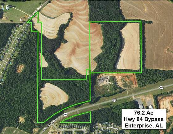 76.2 Acres of Land for Sale in Enterprise, Alabama