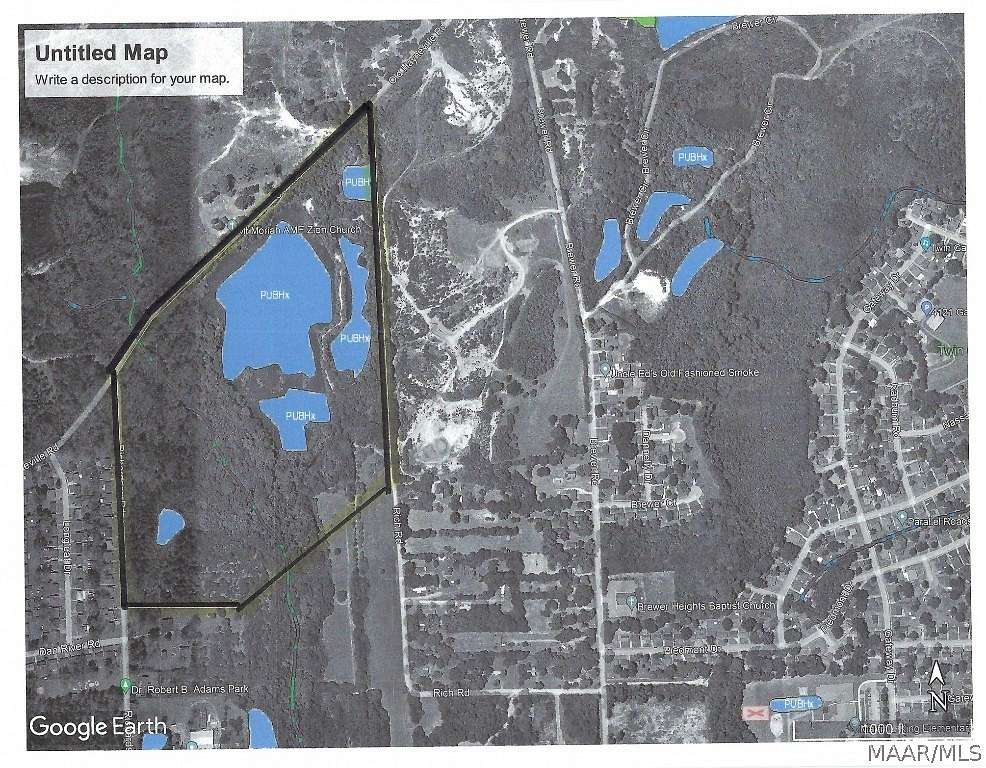 65.8 Acres of Land for Sale in Montgomery, Alabama