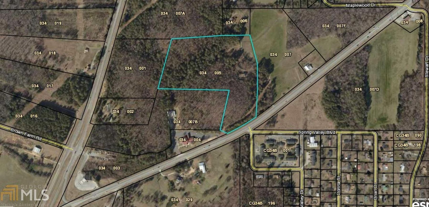 15.6 Acres of Land for Sale in Calhoun, Georgia
